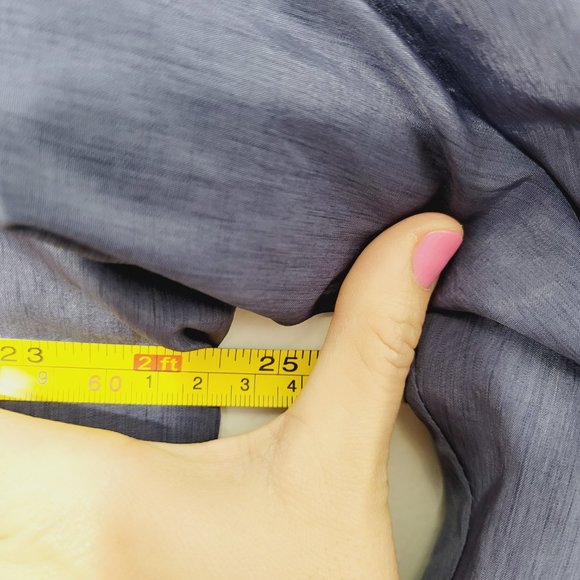 Luba Vintage Purple Double Breasted Trench Coat Jacket Pockets Retro Padded 20.5 - Picture 13 of 13